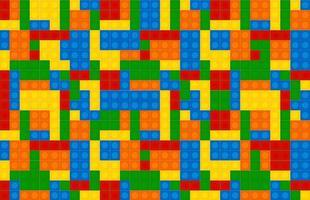 Lego pieces in primary colors.