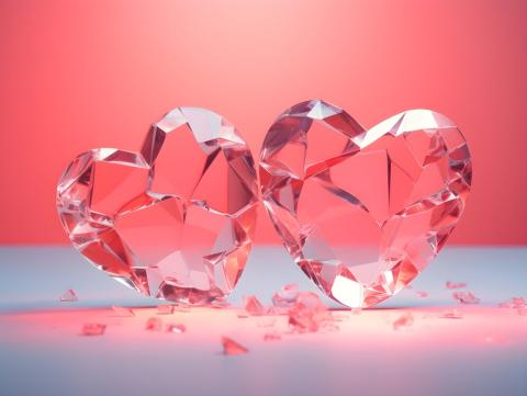 hearts and diamonds