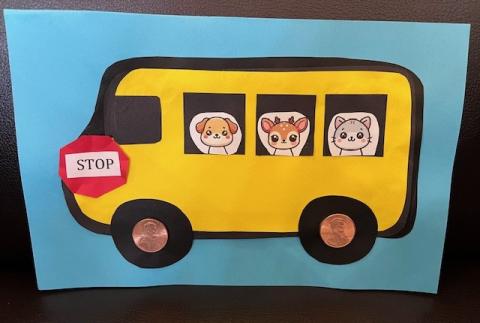 School bus craft project