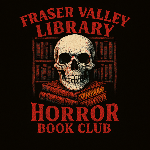 Fraser Valley Library Horror Book Club Logo