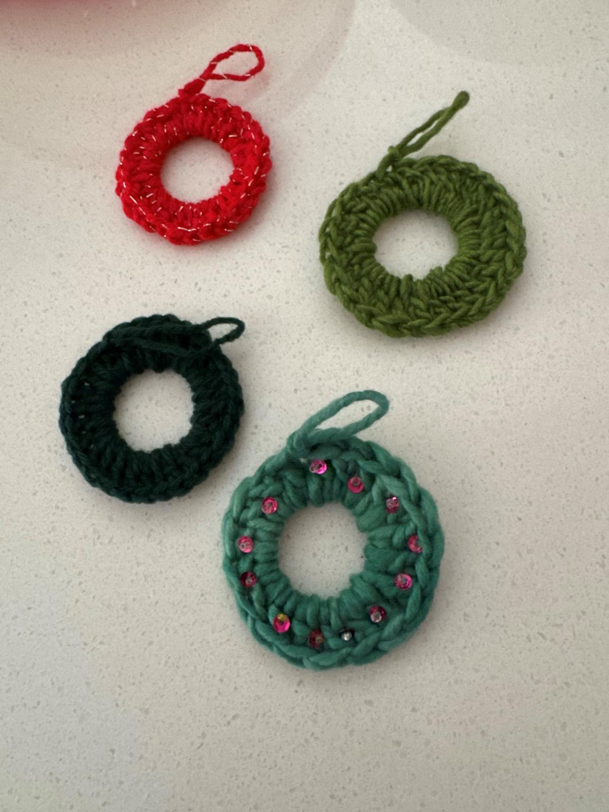 crochet wreath